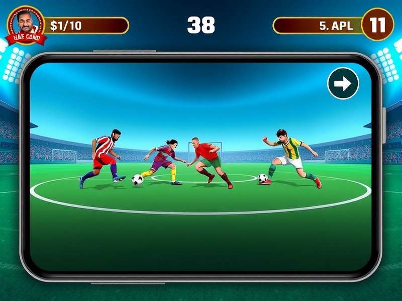 Daman Goal Hero gameplay screenshot showing football action